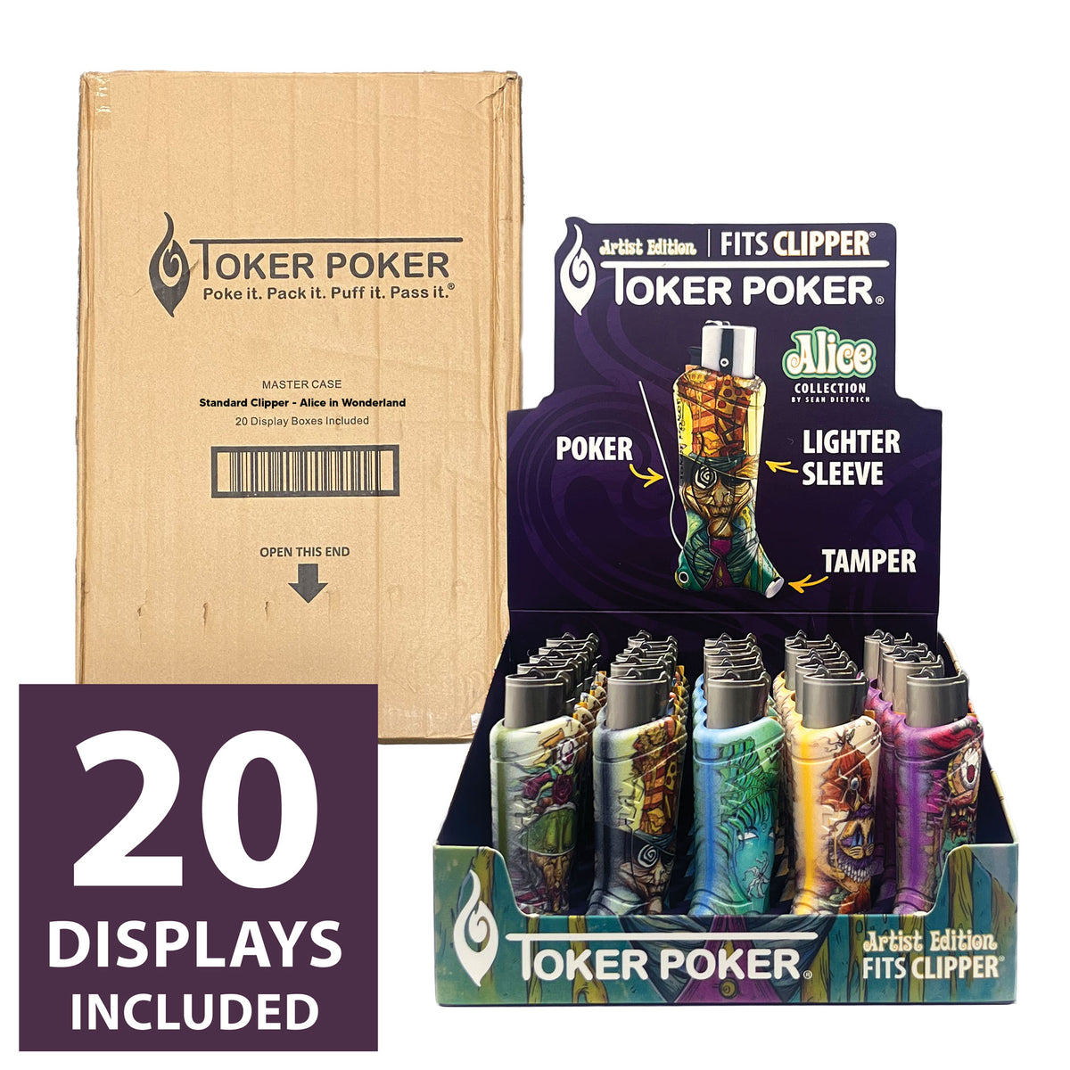 Clipper - Alice & Wonderland | 25ct. Display – Toker Poker Wholesale