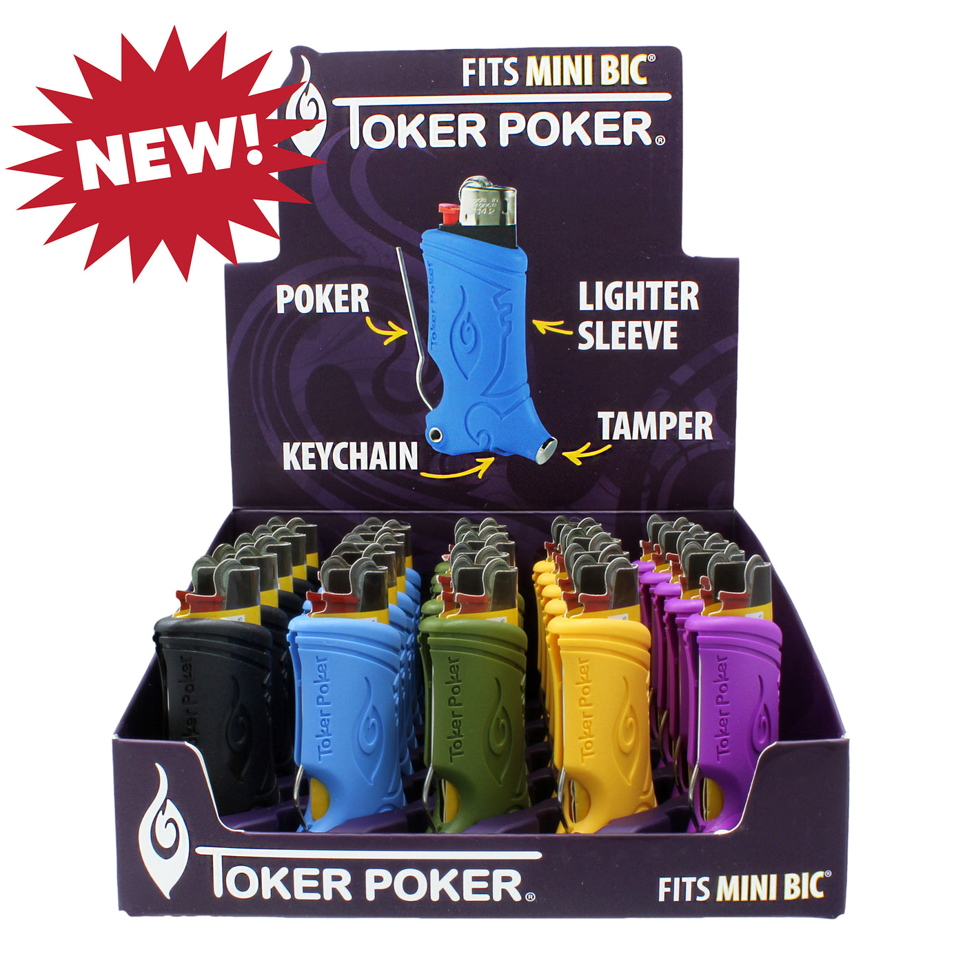 MINI BIC - Standard Mixed Colors – Toker Poker Wholesale